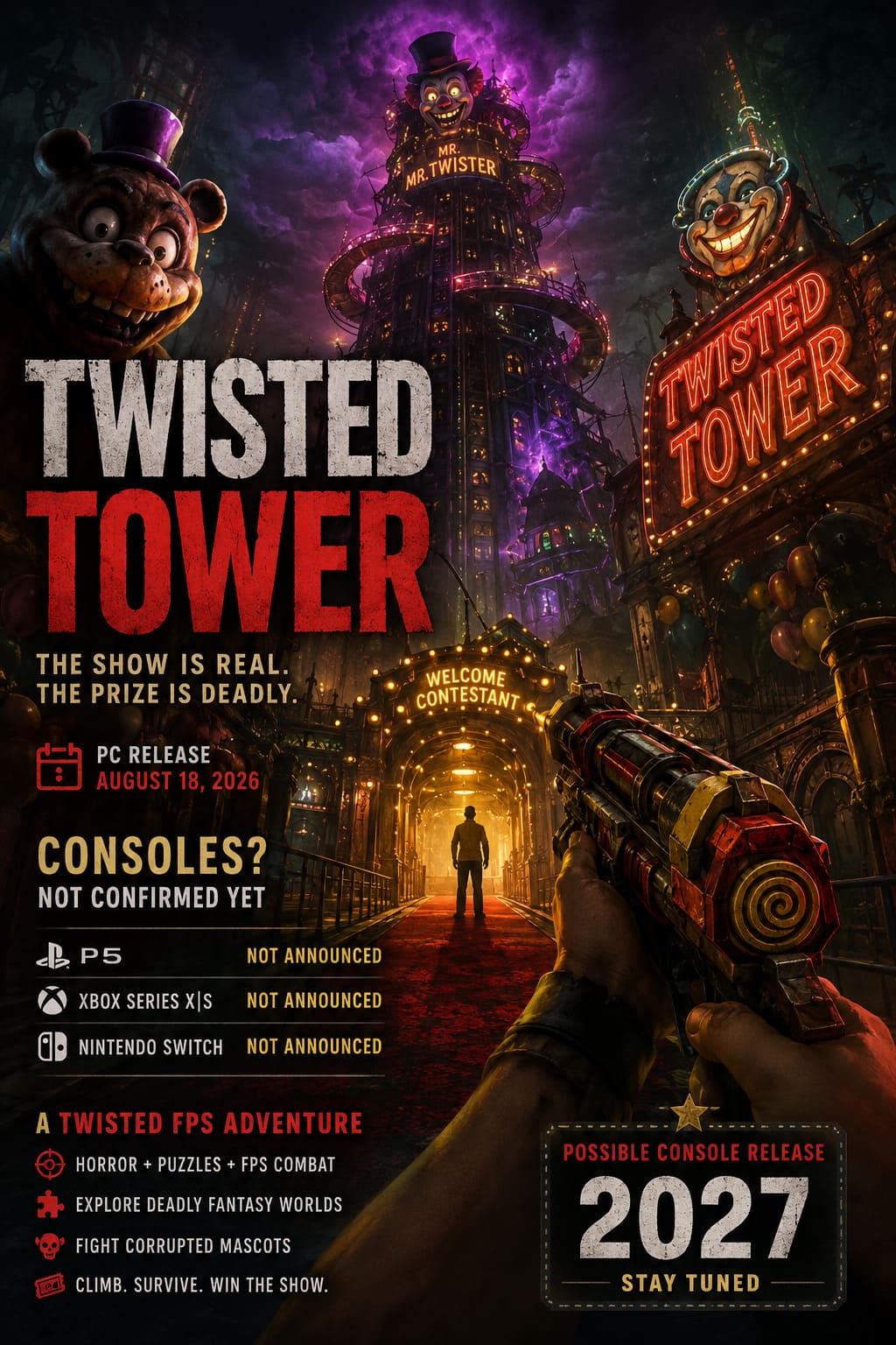Is Twisted Tower Coming to PS5, Xbox Series X|S, and Nintendo Switch? Release Date and Console Port Rumors Is Twisted Tower Coming to PS5, Xbox Series X|S, and Nintendo Switch? Release Date and Console Port Rumors