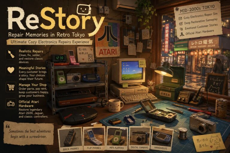 ReStory Chill Electronics Repairs: Ultimate Mid-2000s Tokyo Cozy Sim Guide ReStory Chill Electronics Repairs: Ultimate Mid-2000s Tokyo Cozy Sim Guide
