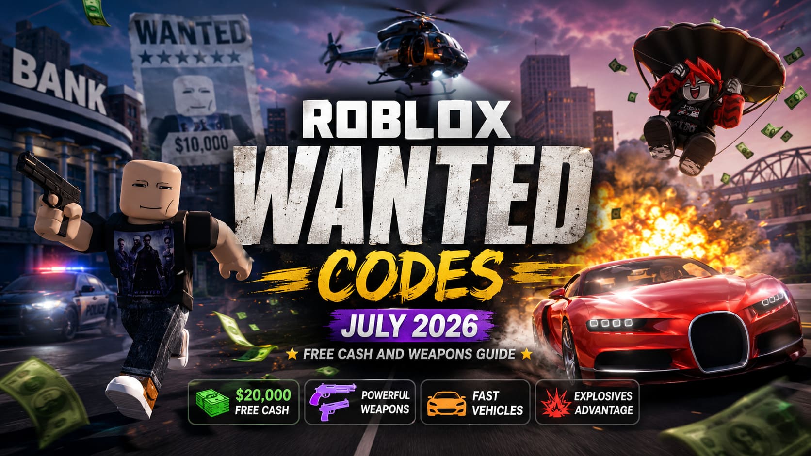 Roblox Wanted Codes July 2026 Free Cash And Weapons Guide Worldeka 18 Roblox Wanted Codes July 2026 Free Cash And Weapons Guide 1 Optimized