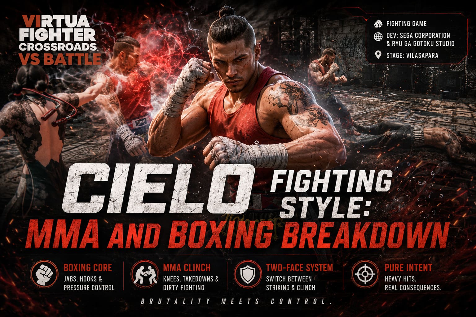 Virtua Fighter Crossroads Cielo Fighting Style: MMA and Boxing Breakdown Virtua Fighter Crossroads Cielo Fighting Style: MMA and Boxing Breakdown