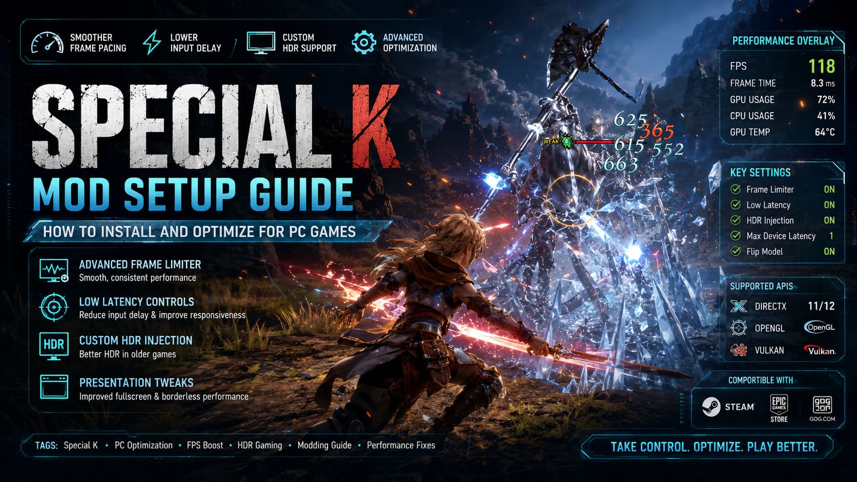Special K Mod Setup Guide: How to Install and Optimize for PC Games Special K Mod Setup Guide: How to Install and Optimize for PC Games