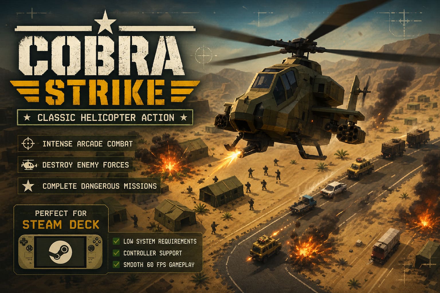 Cobra Strike Steam Deck Compatibility: Can You Play It Handheld? Cobra Strike Steam Deck Compatibility: Can You Play It Handheld?