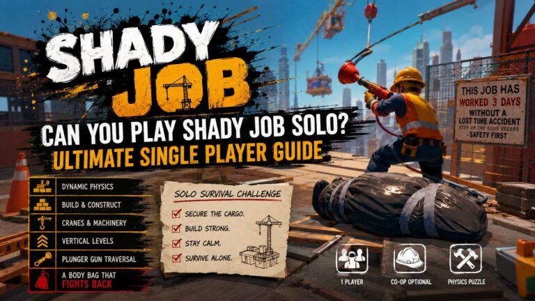 Can You Play Shady Job Solo? Ultimate Single Player Guide Can You Play Shady Job Solo? Ultimate Single Player Guide