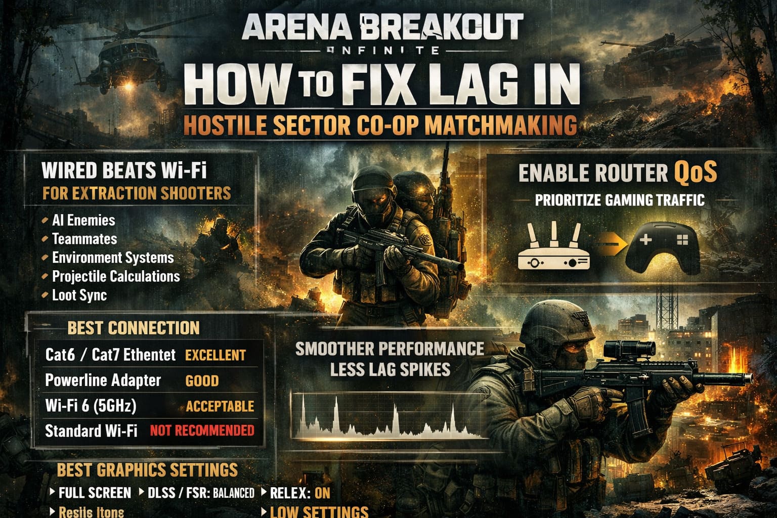 Arena Breakout Infinite Season 6: How to Fix Lag in Hostile Sector Co-Op Matchmaking Arena Breakout Infinite Season 6: How to Fix Lag in Hostile Sector Co-Op Matchmaking