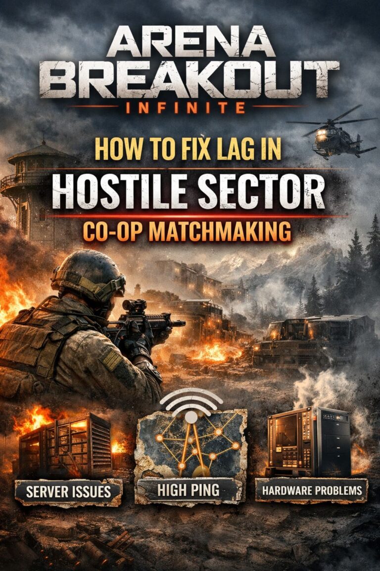 Arena Breakout Infinite Season 6: How to Fix Lag in Hostile Sector Co-Op Matchmaking Arena Breakout Infinite Season 6: How to Fix Lag in Hostile Sector Co-Op Matchmaking