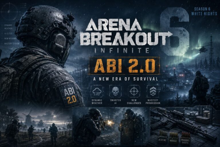 Arena Breakout Infinite Season 6 Patch Notes: ABI 2.0 Release Date, White Nights Guide & Meta Changes Arena Breakout Infinite Season 6 Patch Notes: ABI 2.0 Release Date, White Nights Guide & Meta Changes