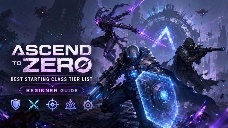 Ascend to Zero Best Starting Class Tier List: Beginner Guide (2026) Ascend to Zero Best Starting Class Tier List: Beginner Guide (2026)