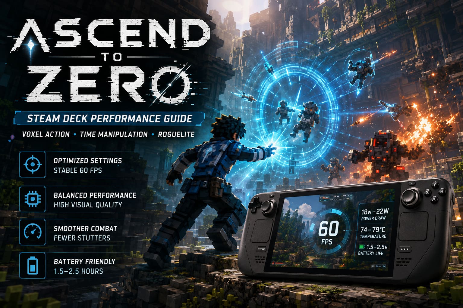 Ascend to Zero Steam Deck Performance Guide: Optimal Graphics Settings for Stable 60 FPS