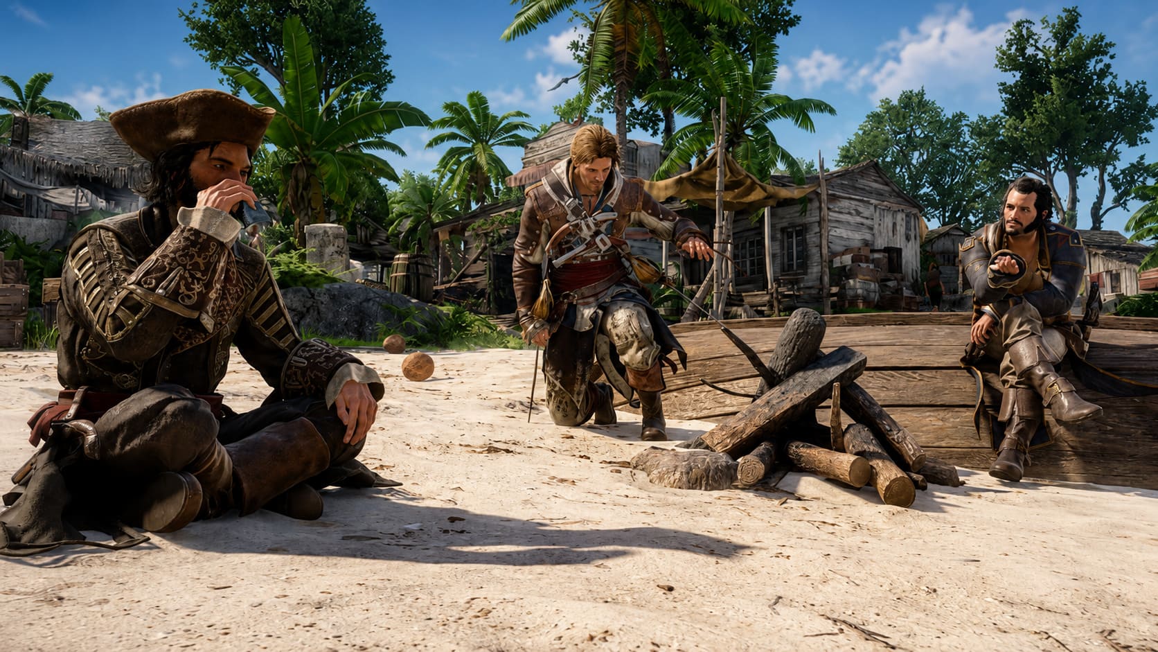 Assassin's Creed Black Flag Resynced Guide: How to Get Free Drunk Pirates (Campfire Upgrade) and Unlock Rope Dart Early in Sequence 3 Assassin's Creed Black Flag Resynced Guide: How to Get Free Drunk Pirates (Campfire Upgrade) and Unlock Rope Dart Early in Sequence 3