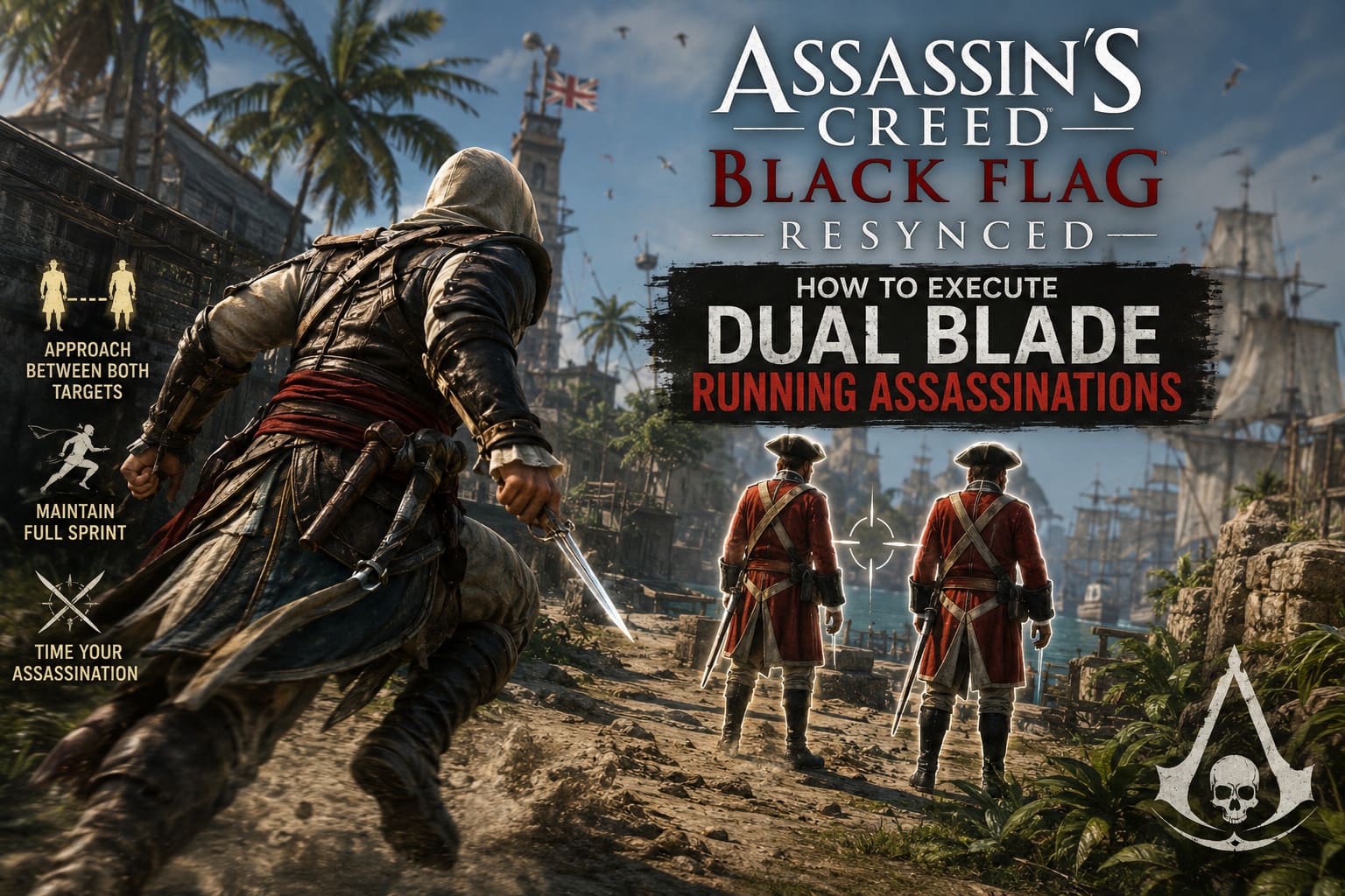 Assassin's Creed Black Flag Resynced: How to Execute Dual Blade Running Assassinations