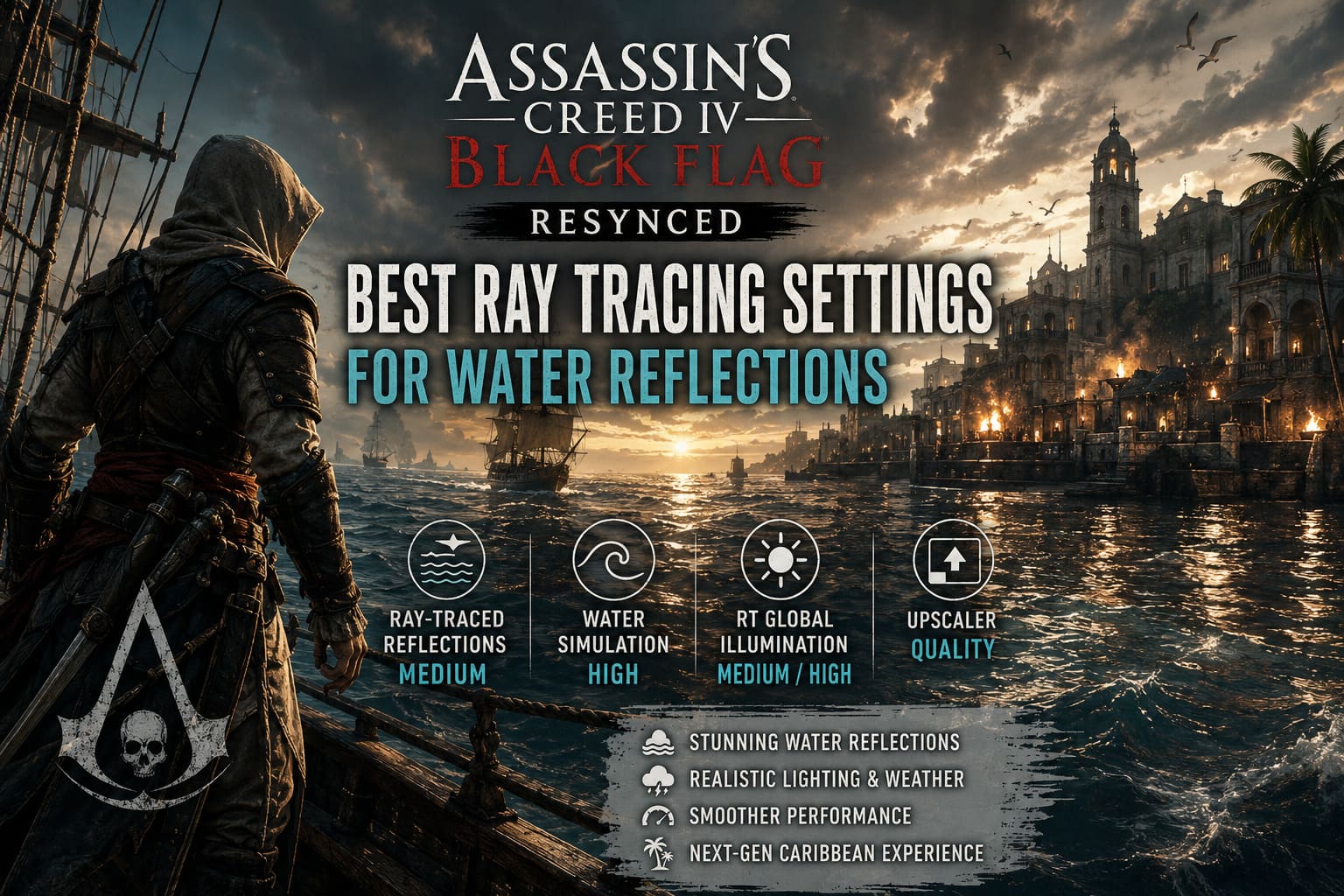 Best Assassin's Creed Black Flag Resynced Ray Tracing Settings for Water Reflections Best Assassin's Creed Black Flag Resynced Ray Tracing Settings for Water Reflections