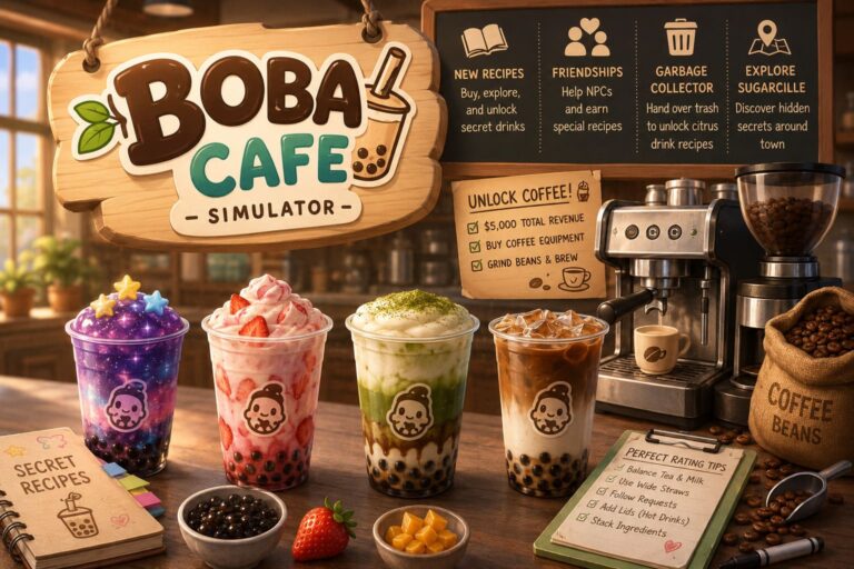 Boba Cafe Simulator Guide: All Secret Drink Recipes & How to Unlock Coffee Drinks Boba Cafe Simulator Guide: All Secret Drink Recipes & How to Unlock Coffee Drinks