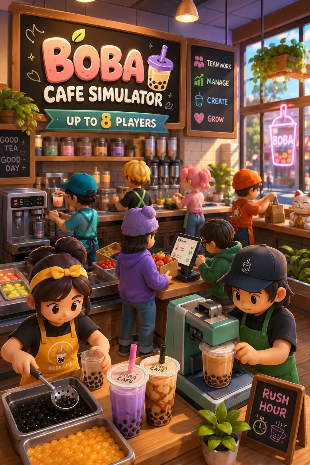Boba Cafe Simulator Multiplayer Guide: How to Run an 8-Player Boba Shop Without Losing Your Friends Boba Cafe Simulator Multiplayer Guide: How to Run an 8-Player Boba Shop Without Losing Your Friends