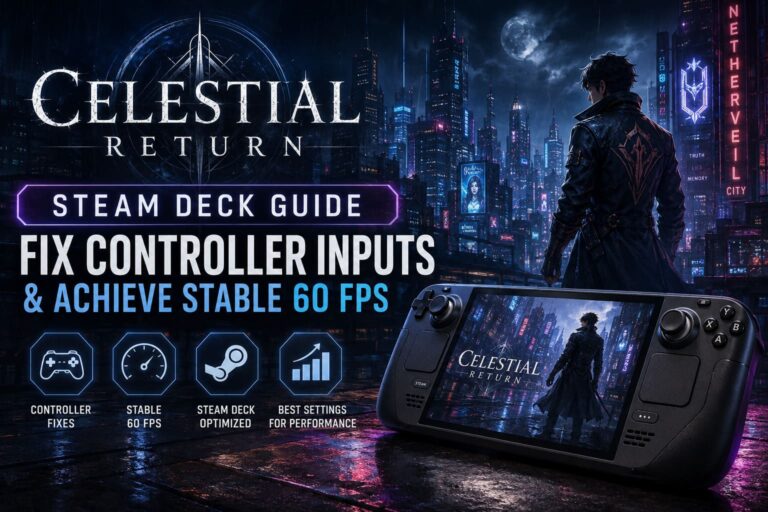 Celestial Return Steam Deck Guide: Fix Controller Inputs & Achieve Stable 60 FPS Celestial Return Steam Deck Guide: Fix Controller Inputs & Achieve Stable 60 FPS