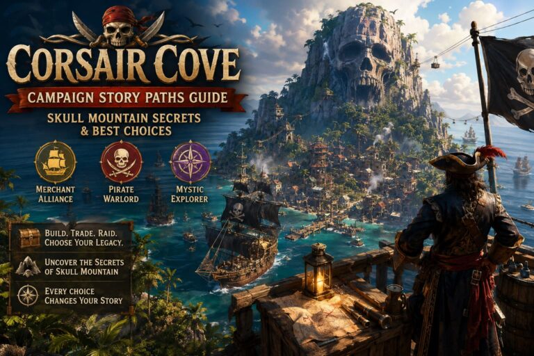 Corsair Cove Campaign Story Paths Guide: Skull Mountain Secrets & Best Choices (2026) Corsair Cove Campaign Story Paths Guide: Skull Mountain Secrets & Best Choices (2026)