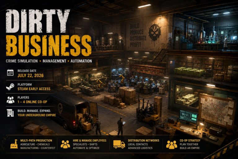 Dirty Business Game Release Date, Gameplay, and Co-Op Mechanics Explored Dirty Business Game Release Date, Gameplay, and Co-Op Mechanics Explored