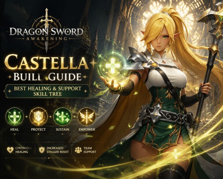 DragonSword Awakening Castella Build Guide: Best Healing and Support Skill Tree DragonSword Awakening Castella Build Guide: Best Healing and Support Skill Tree