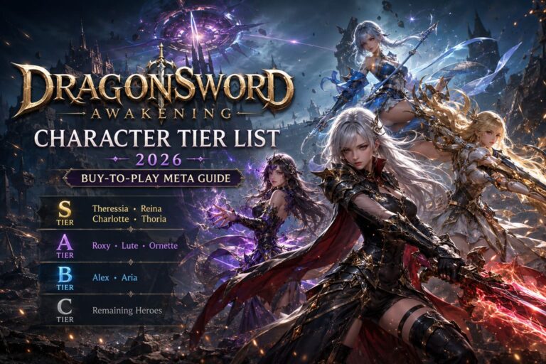 DragonSword Awakening Character Tier List: 2026 Buy-to-Play Meta Guide DragonSword Awakening Character Tier List: 2026 Buy-to-Play Meta Guide