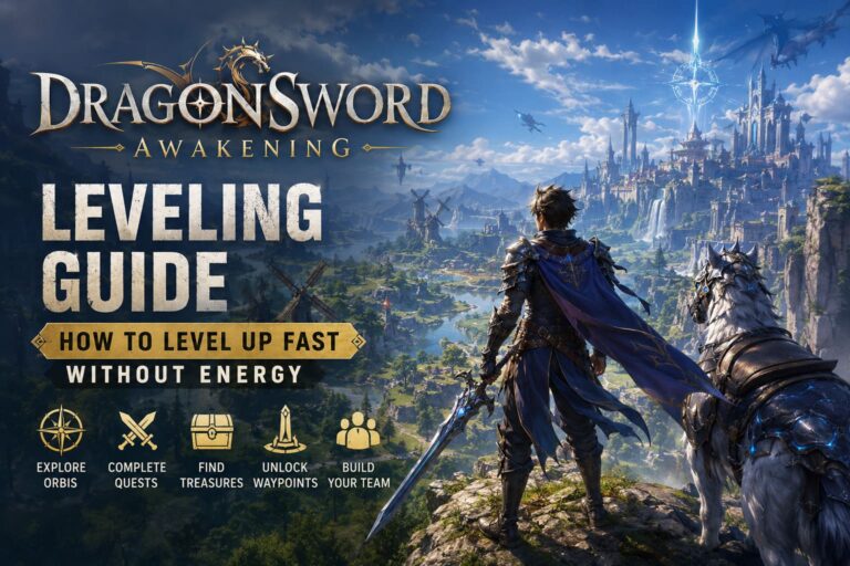 DragonSword Awakening Leveling Guide: How to Level Up Fast Without Energy (2026) DragonSword Awakening Leveling Guide: How to Level Up Fast Without Energy (2026)