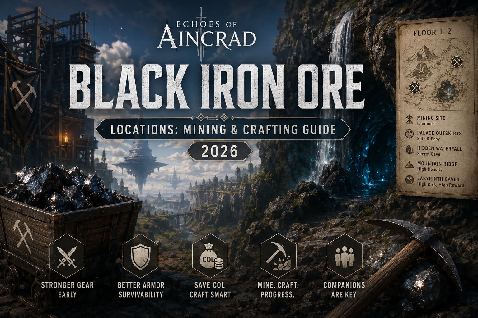 Echoes of Aincrad Black Iron Ore Locations: Mining & Crafting Guide (2026) Echoes of Aincrad Black Iron Ore Locations: Mining & Crafting Guide (2026)