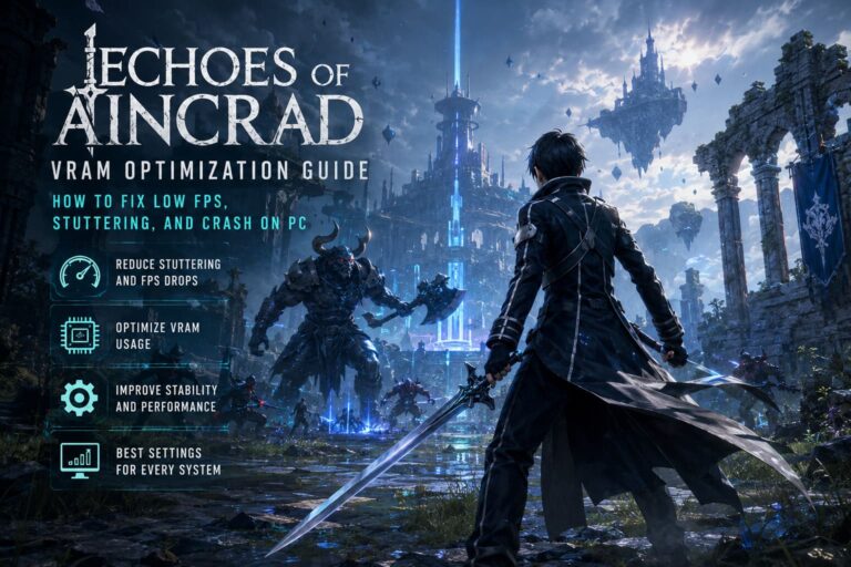 Echoes of Aincrad VRAM Optimization Guide: How to Fix Low FPS, Stuttering, and Crash on PC Echoes of Aincrad VRAM Optimization Guide: How to Fix Low FPS, Stuttering, and Crash on PC