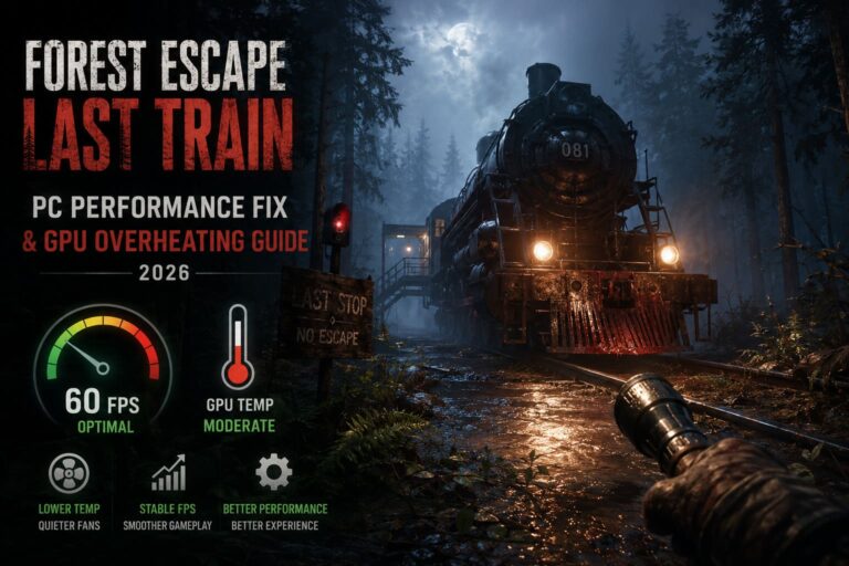 Forest Escape: Last Train PC Performance Fix & GPU Overheating Guide (2026) Forest Escape: Last Train PC Performance Fix & GPU Overheating Guide (2026)