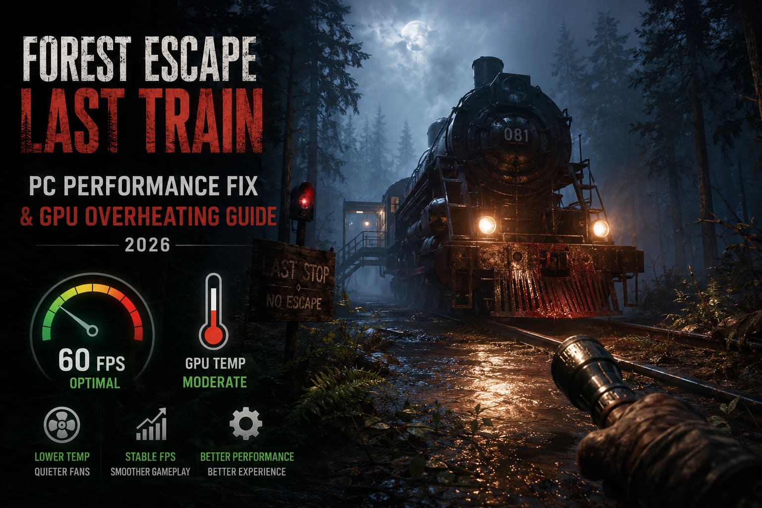 Forest Escape: Last Train PC Performance Fix & GPU Overheating Guide (2026) Forest Escape: Last Train PC Performance Fix & GPU Overheating Guide (2026)