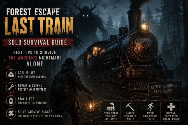Forest Escape Last Train Solo Survival Guide: Best Tips to Survive the Warden's Nightmare Alone Forest Escape Last Train Solo Survival Guide: Best Tips to Survive the Warden’s Nightmare Alone