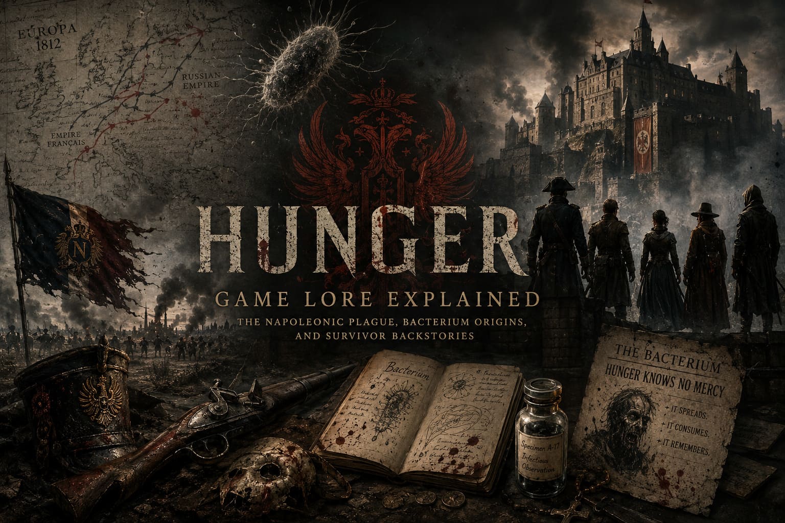 HUNGER Game Lore Explained: The Napoleonic Plague, Bacterium Origins, and Survivor Backstories HUNGER Game Lore Explained: The Napoleonic Plague, Bacterium Origins, and Survivor Backstories