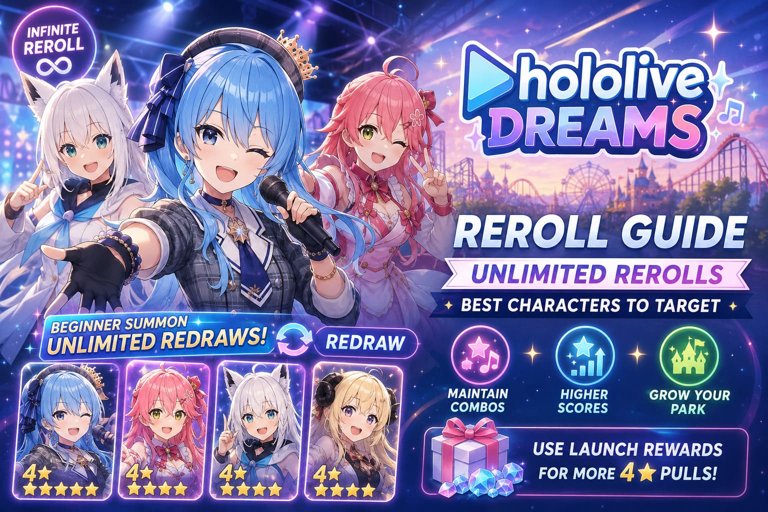 Hololive Dreams Reroll Guide: How to Get Unlimited Rerolls & Best Characters to Target Hololive Dreams Reroll Guide: How to Get Unlimited Rerolls & Best Characters to Target