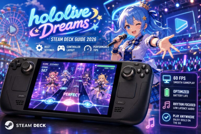Hololive Dreams Steam Deck Best Settings, Controller Layout, and Performance Guide (2026)