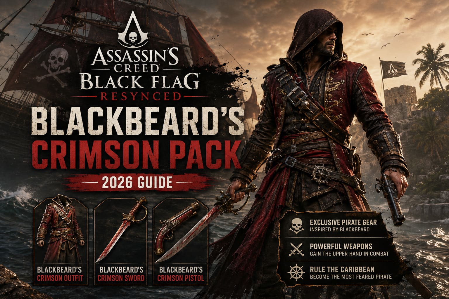 How to Claim Blackbeard's Crimson Pack in Assassin's Creed Black Flag Resynced (2026 Guide) How to Claim Blackbeard's Crimson Pack in Assassin's Creed Black Flag Resynced (2026 Guide)