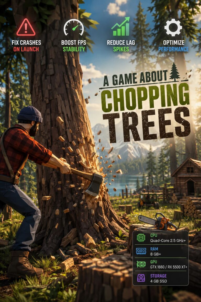 How to Fix A Game About Chopping Trees Crashing on Launch, Low FPS, and Lag Spikes: 2026 Performance Guide How to Fix A Game About Chopping Trees Crashing on Launch, Low FPS, and Lag Spikes: 2026 Performance Guide
