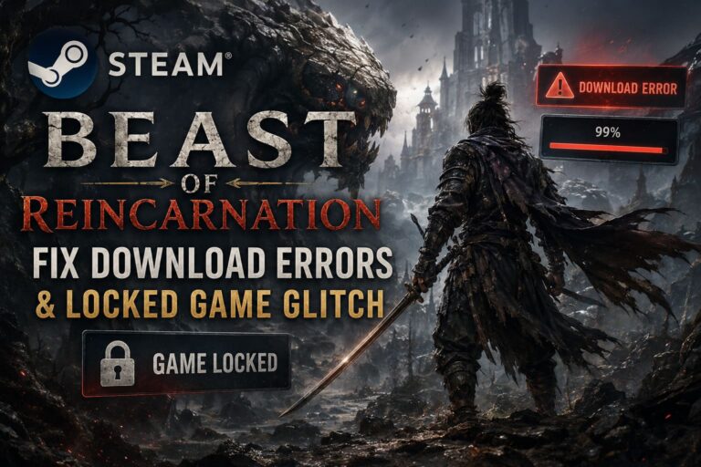 How to Fix Beast of Reincarnation Steam Download Error and Locked Game Glitch (2026 Guide) How to Fix Beast of Reincarnation Steam Download Error and Locked Game Glitch (2026 Guide)