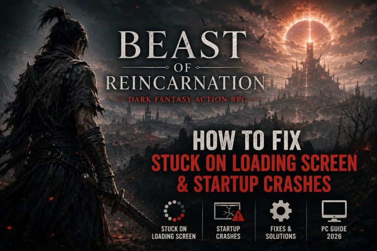 How to Fix Beast of Reincarnation Stuck on Loading Screen & Startup Crashes (2026 Guide)