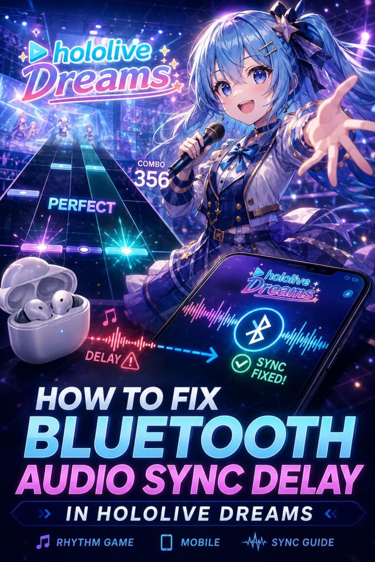 How to Fix Bluetooth Audio Sync Delay in hololive Dreams (2026 Mobile Guide)