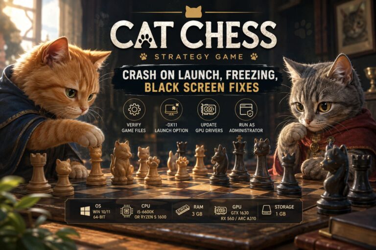 How to Fix Cat Chess (Capricia Labs) Crash on Launch, Freezing, and Black Screen Errors on PC How to Fix Cat Chess (Capricia Labs) Crash on Launch, Freezing, and Black Screen Errors on PC