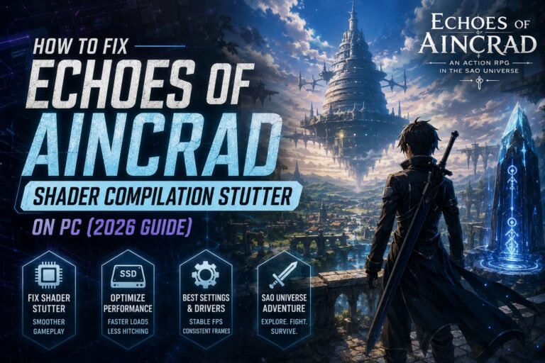 How to Fix Echoes of Aincrad Shader Compilation Stutter on PC (2026 Guide) How to Fix Echoes of Aincrad Shader Compilation Stutter on PC (2026 Guide)