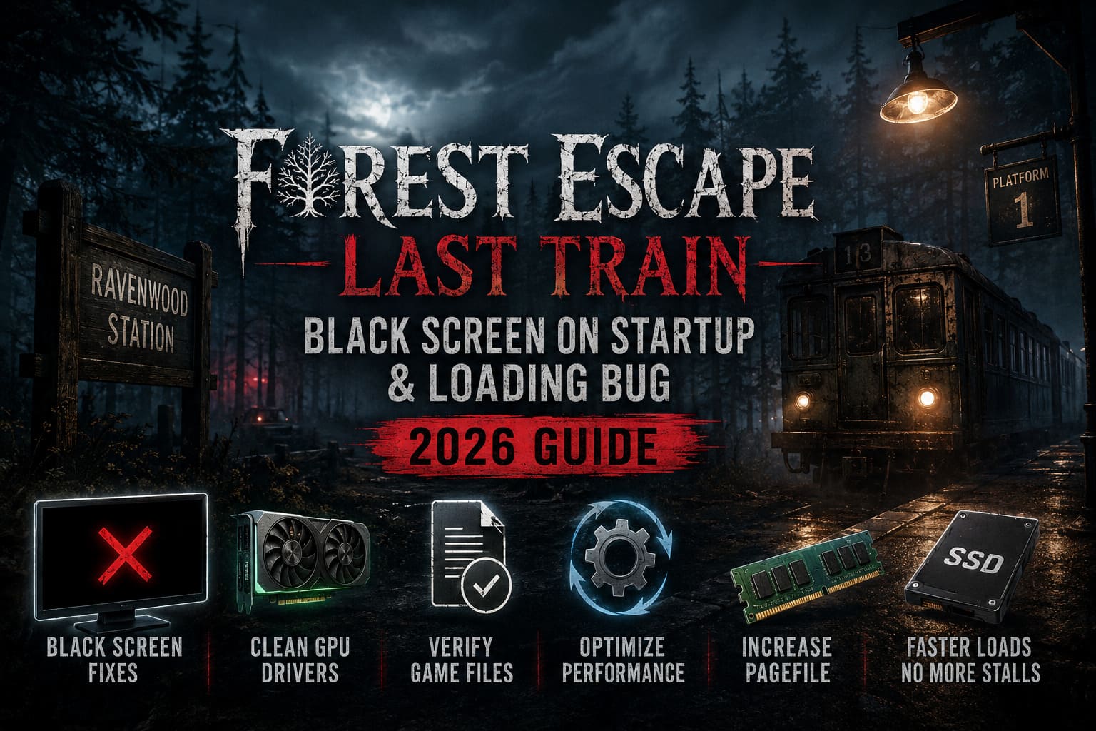 How to Fix Forest Escape Last Train Black Screen on Startup & Loading Bug (2026 Guide) How to Fix Forest Escape Last Train Black Screen on Startup & Loading Bug (2026 Guide)