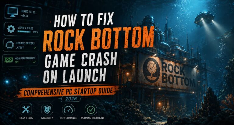 How to Fix Rock Bottom Game Crash on Launch: Comprehensive PC Startup Guide (2026) How to Fix Rock Bottom Game Crash on Launch: Comprehensive PC Startup Guide (2026)