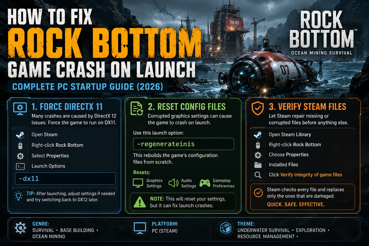 How to Fix Rock Bottom Game Crash on Launch: Comprehensive PC Startup Guide (2026) How to Fix Rock Bottom Game Crash on Launch: Comprehensive PC Startup Guide (2026)