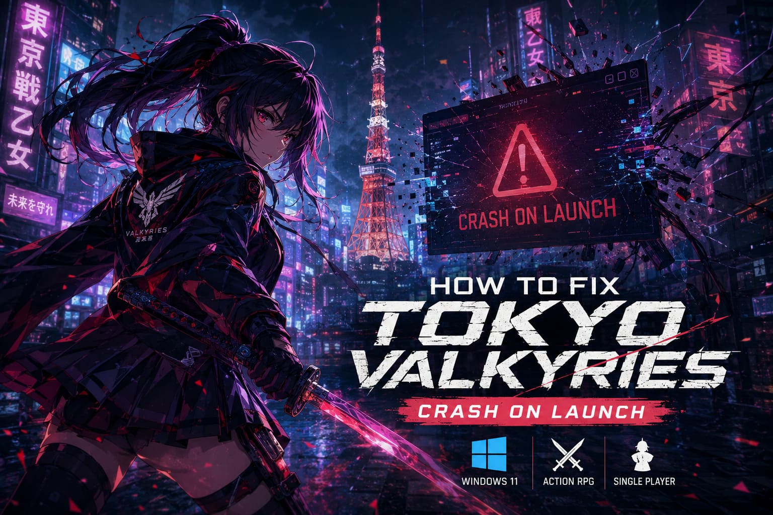 How to Fix Tokyo Valkyries Crash on Launch on Windows 11 (2026 Guide) How to Fix Tokyo Valkyries Crash on Launch on Windows 11 (2026 Guide)