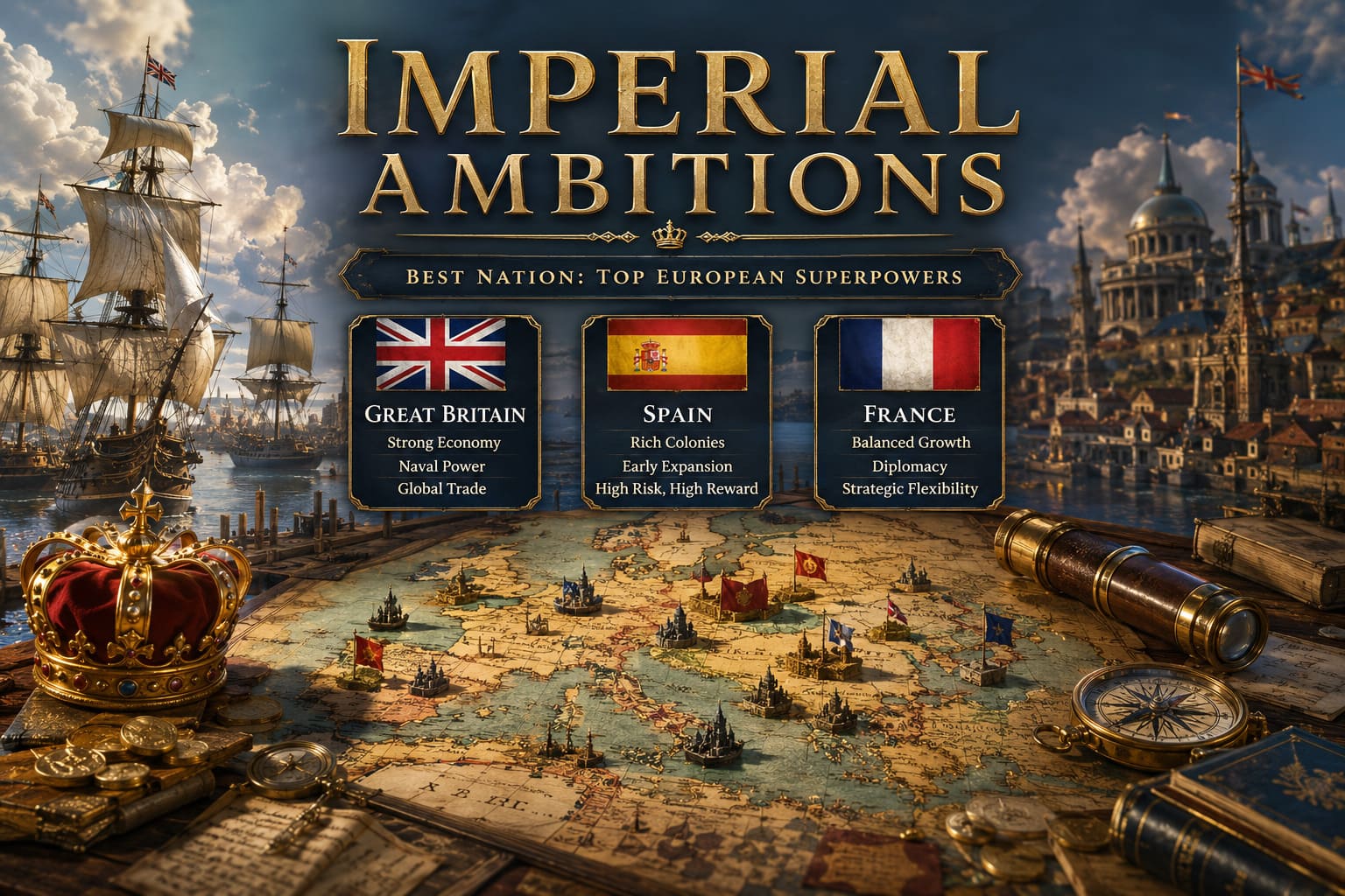 Imperial Ambitions Best Nation: Top European Superpowers Ranked for Strategy Fans