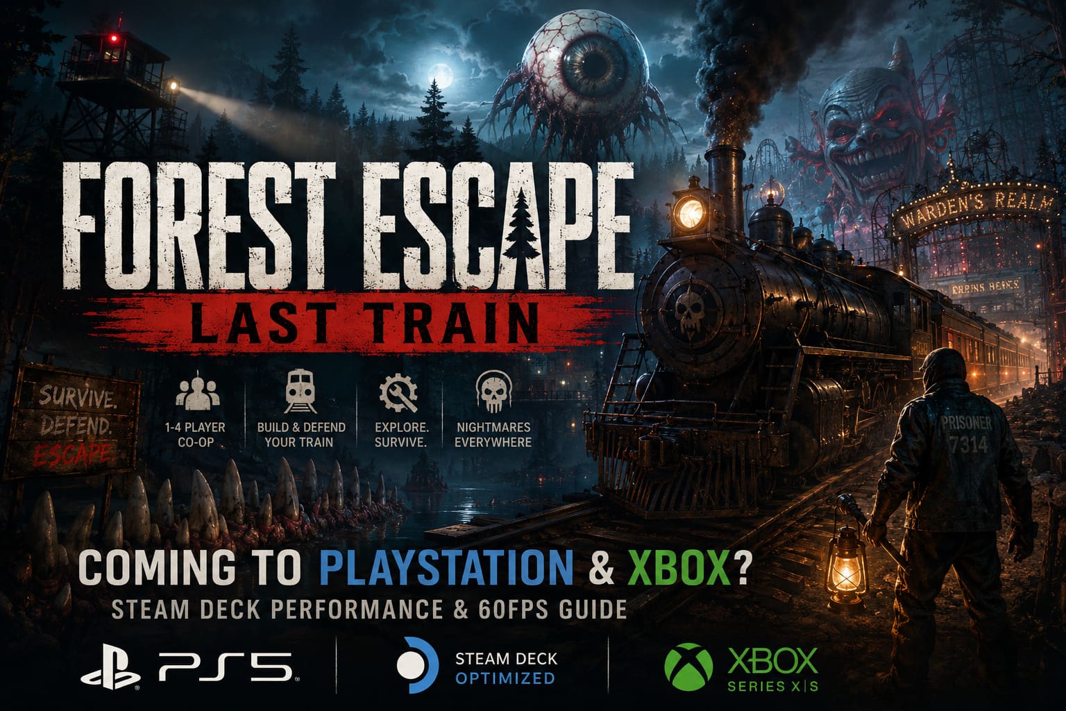Is Forest Escape Last Train Coming to PlayStation and Xbox? Steam Deck Compatibility & 60FPS Performance Explained
