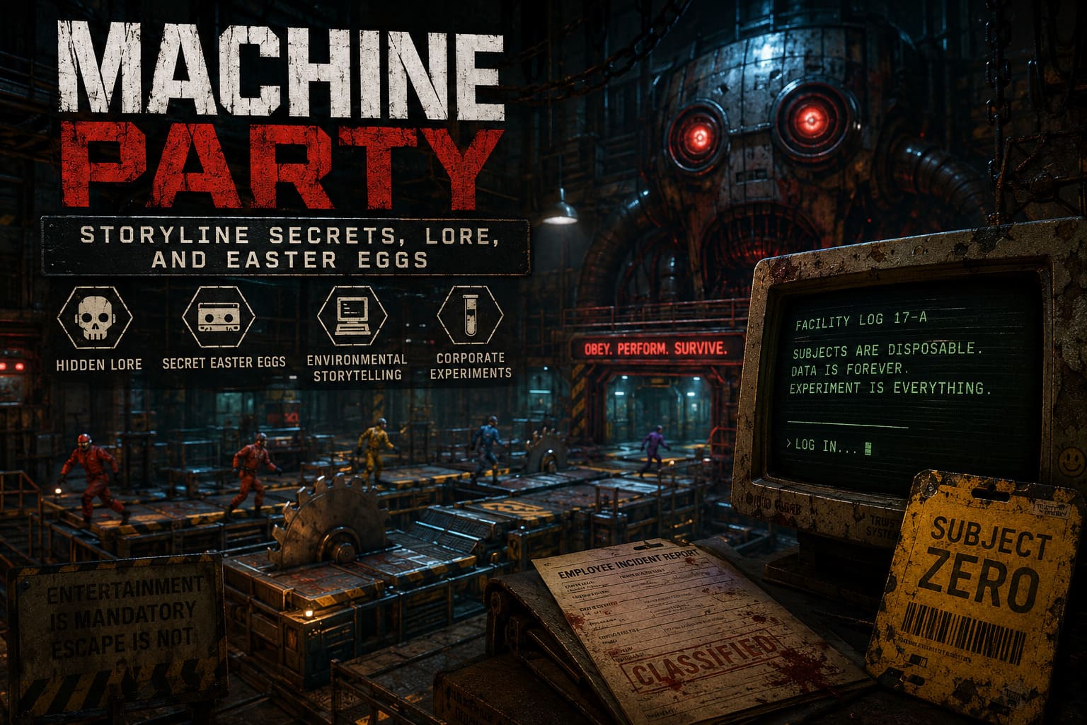 Machine Party Storyline Secrets, Lore, and Easter Eggs
