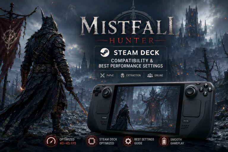 Mistfall Hunter Steam Deck Compatibility & Best Performance Settings Guide (2026)