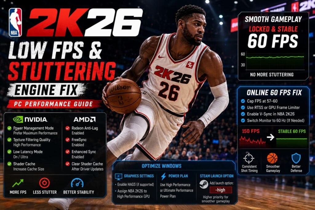 Engine Configureation NBA 2K26 Low FPS and Stuttering Engine Fix: PC Performance Guide » Worldeka