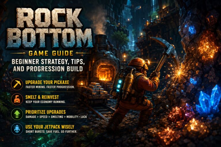 Rock Bottom Game Guide: Beginner Strategy, Tips, and Progression Build (2026)