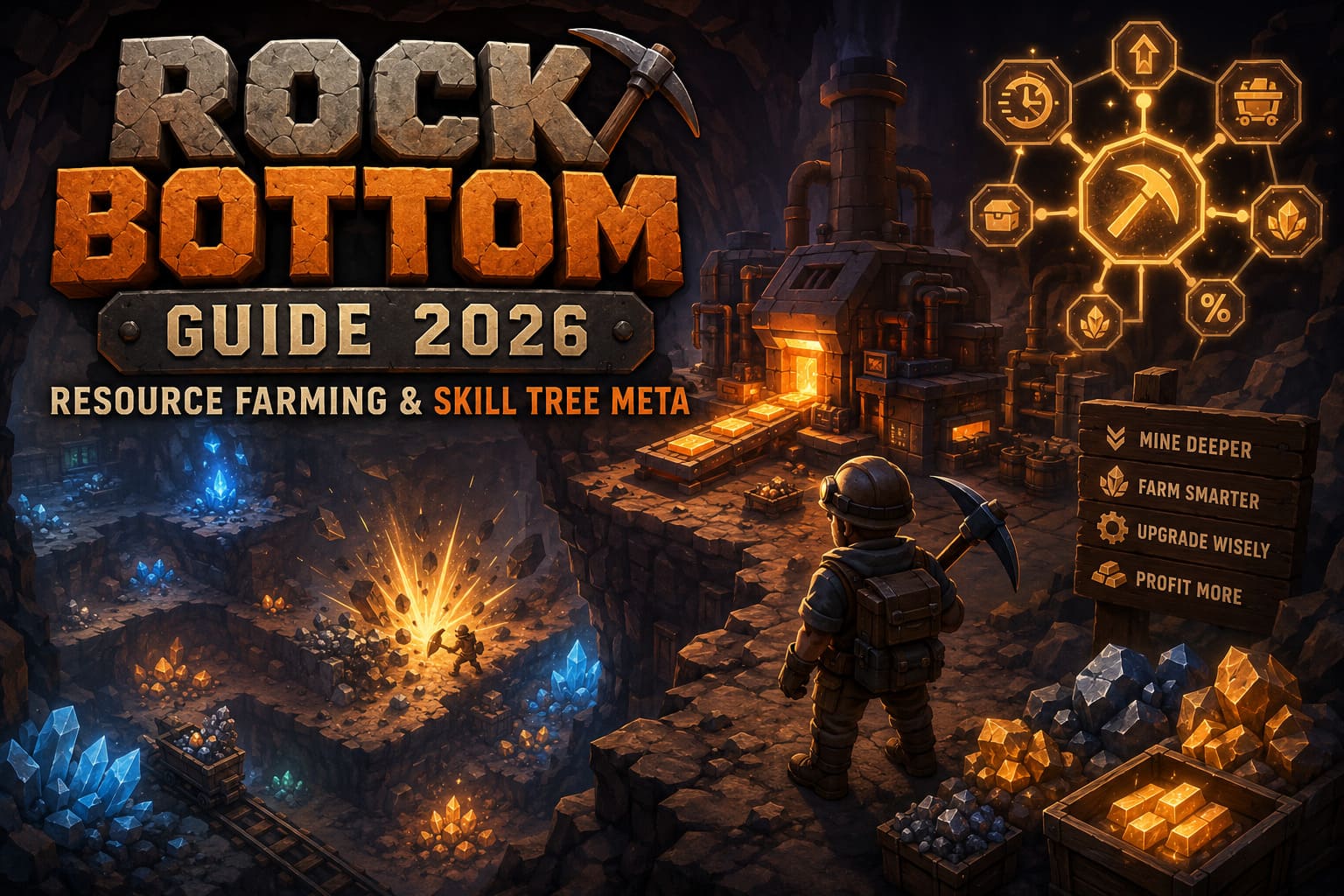 Rock Bottom Guide 2026: Resource Farming and Skill Tree Meta