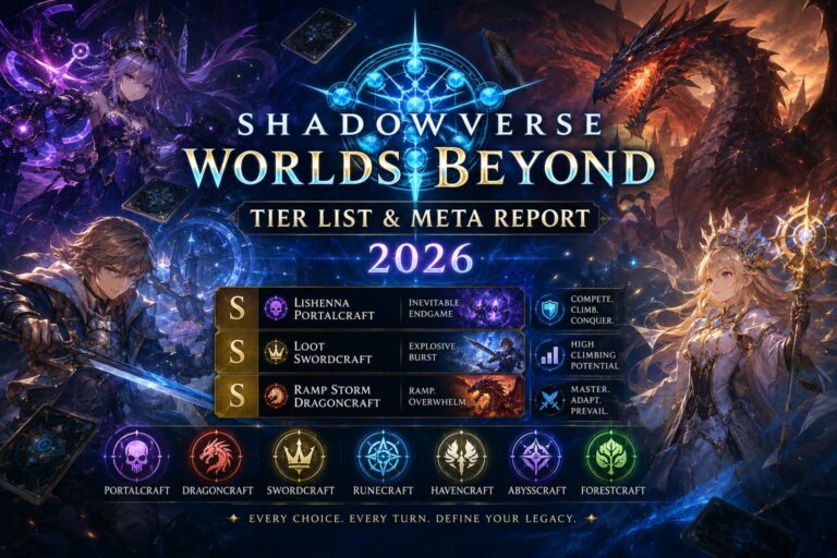 Shadowverse Worlds Beyond Tier List 2026: Best Decks and Classes Meta Report Shadowverse Worlds Beyond Tier List 2026: Best Decks and Classes Meta Report